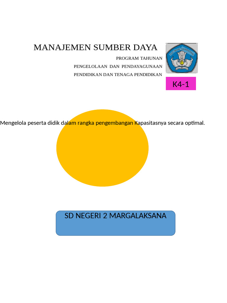 Komponen 4-Pengembangan Sekolah | PDF