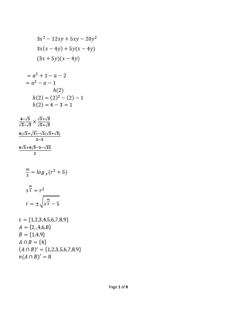 2024 Mathematics Marking Key Paper I | PDF | Chess Theory | Chess
