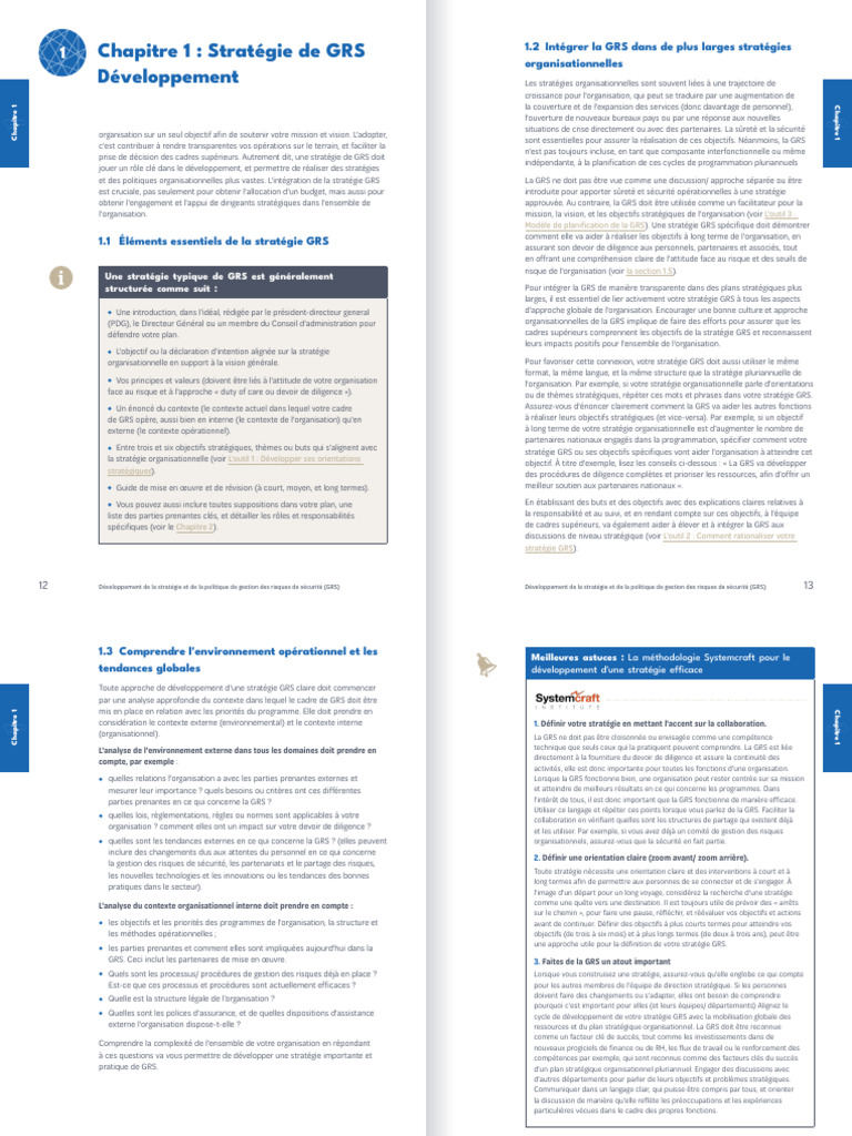 Stratégie de Gestion des Risques de Sécurité | PDF | Gestion des ...