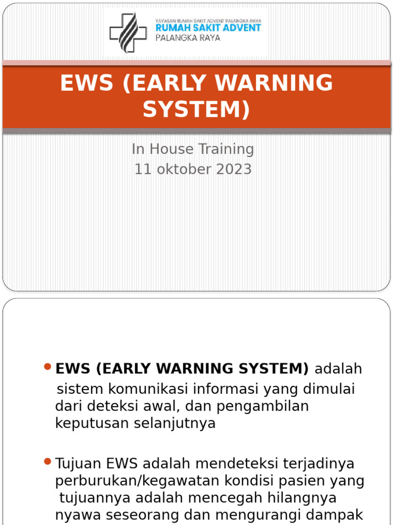 Panduan Sistem Peringatan Dini EWS | PDF
