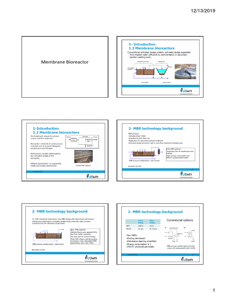 PLC 1 Membrane Bioreactor | PDF