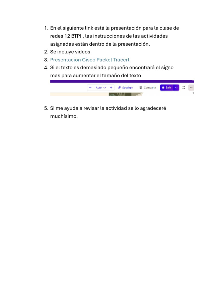 Presentación Redes 12 BTPI y Actividades | PDF