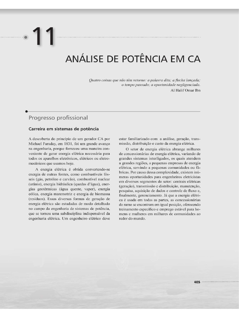 Sadiku Fundamentos de Circuitos Eletricos 5ed 2013 Cap11 | PDF