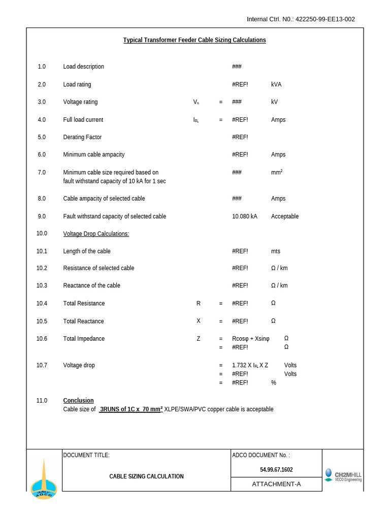 ATTACHMENT 1 - Earthing Calculations - NP Commented | PDF ...