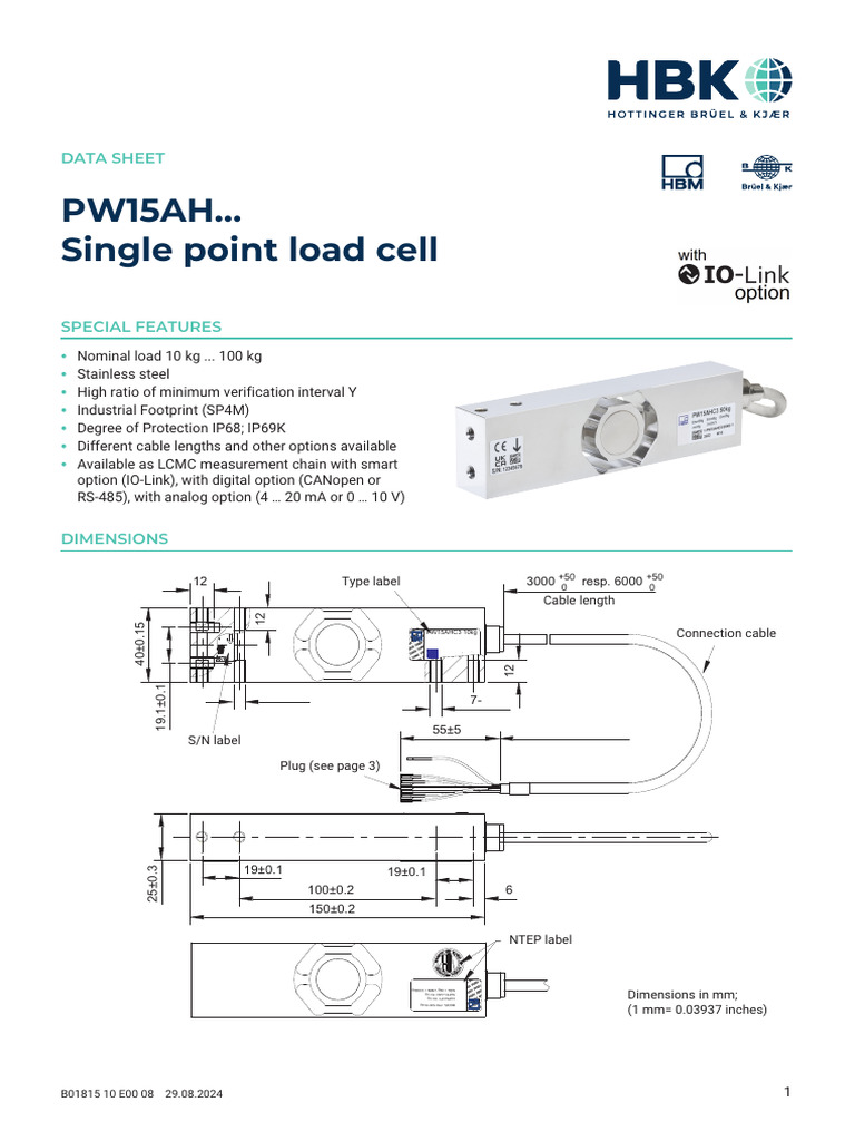 Stainless Steel Single Point Load Cell | PDF | Computer Engineering ...