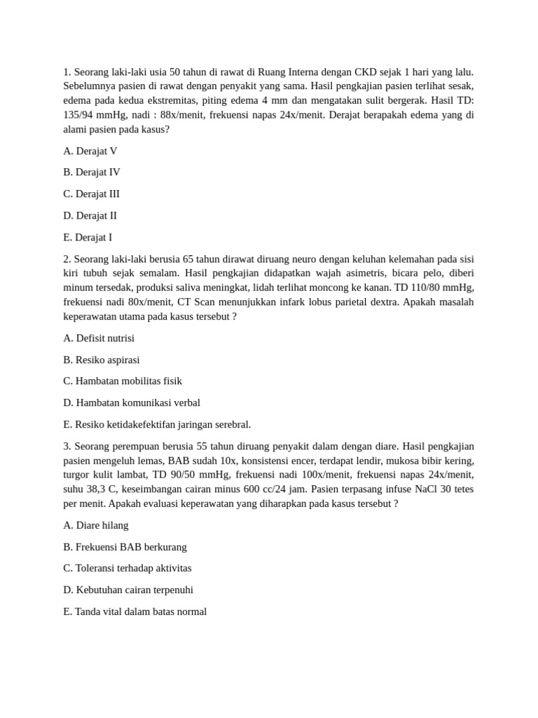 Soal Pembekalan 2 | PDF