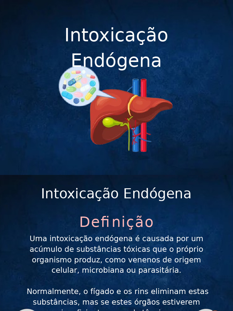 Intoxicação Endógena: Causas e Cuidados | PDF | Medicina Clínica ...