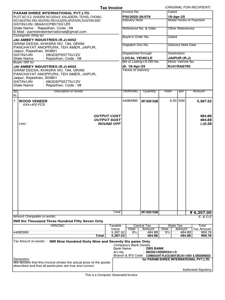 Bill No 076 | PDF | Taxes | Payments
