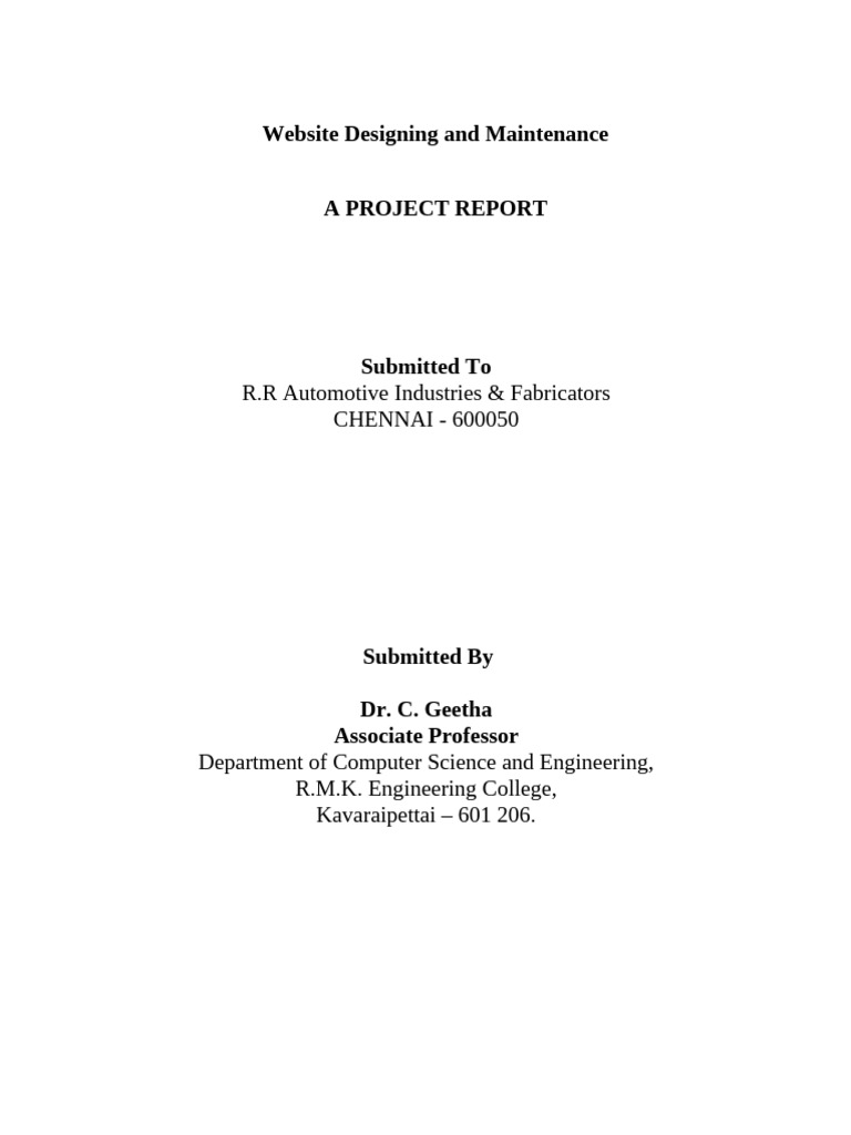Streamlined Website Design & Maintenance | PDF | Web Development | Web ...