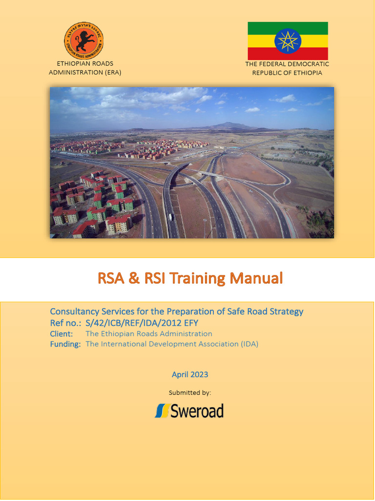 Road Safety Audit Training Manual | PDF | Road Traffic Safety | Road