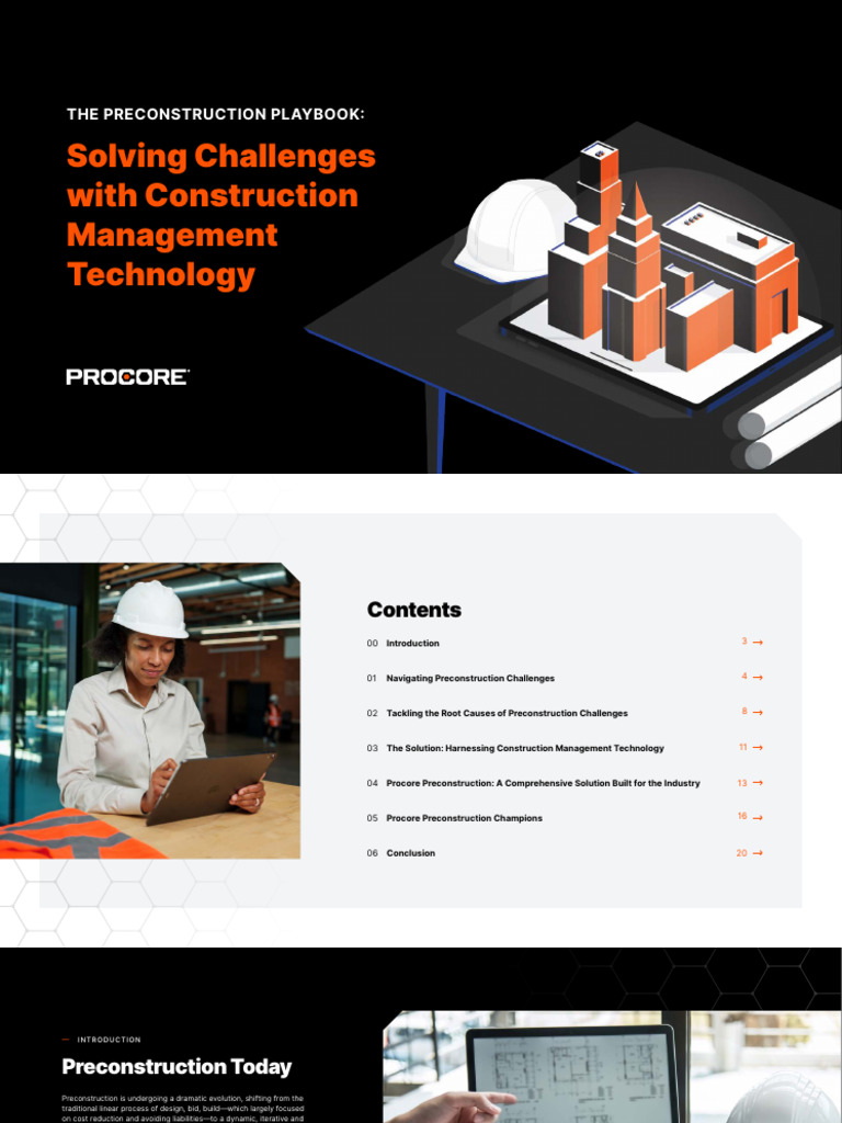 Pre Construction Playbook | PDF | Building Information Modeling ...