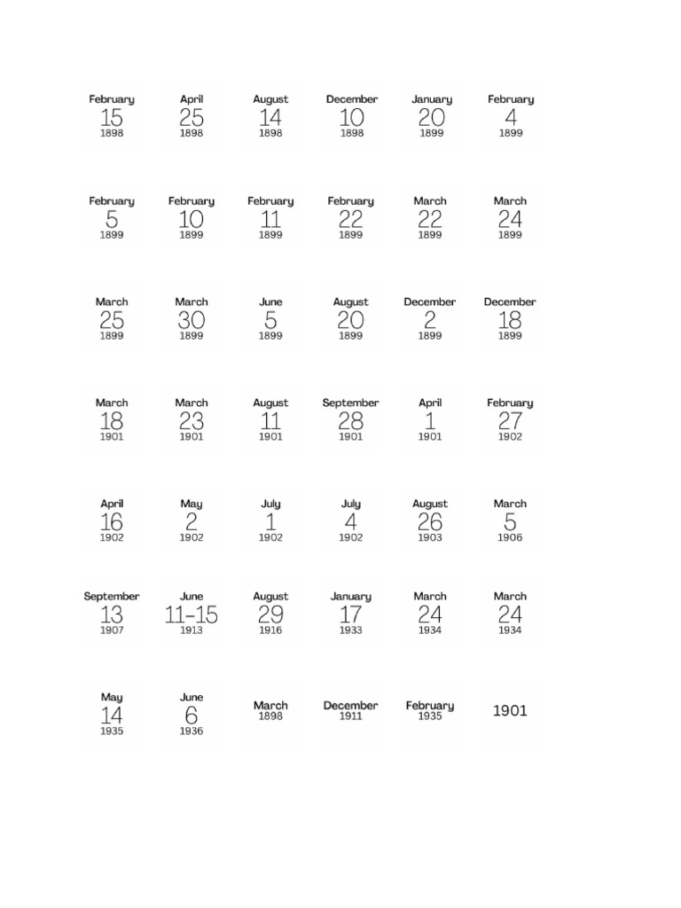 American Dates | PDF