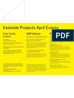 April Events 2012