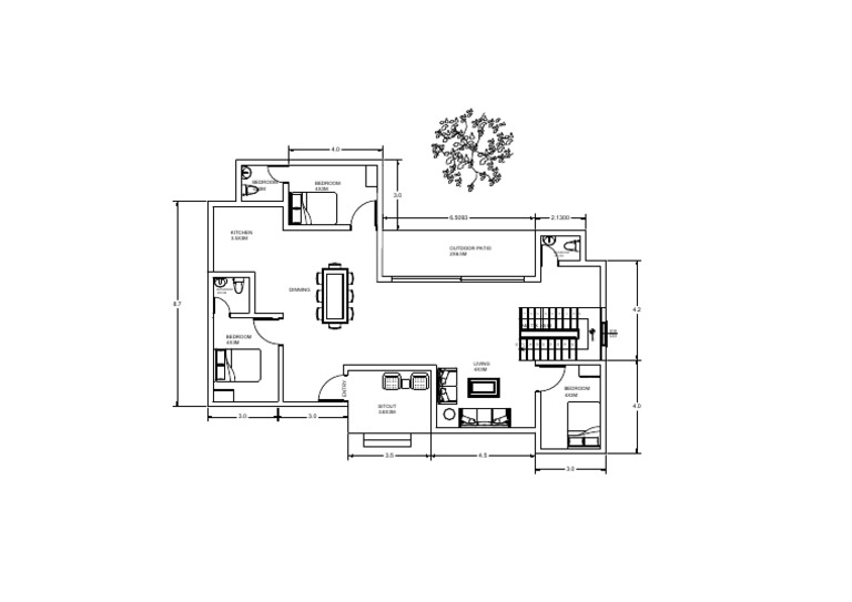 House Floor Plan Dimensions and Layout | PDF | Home | Room