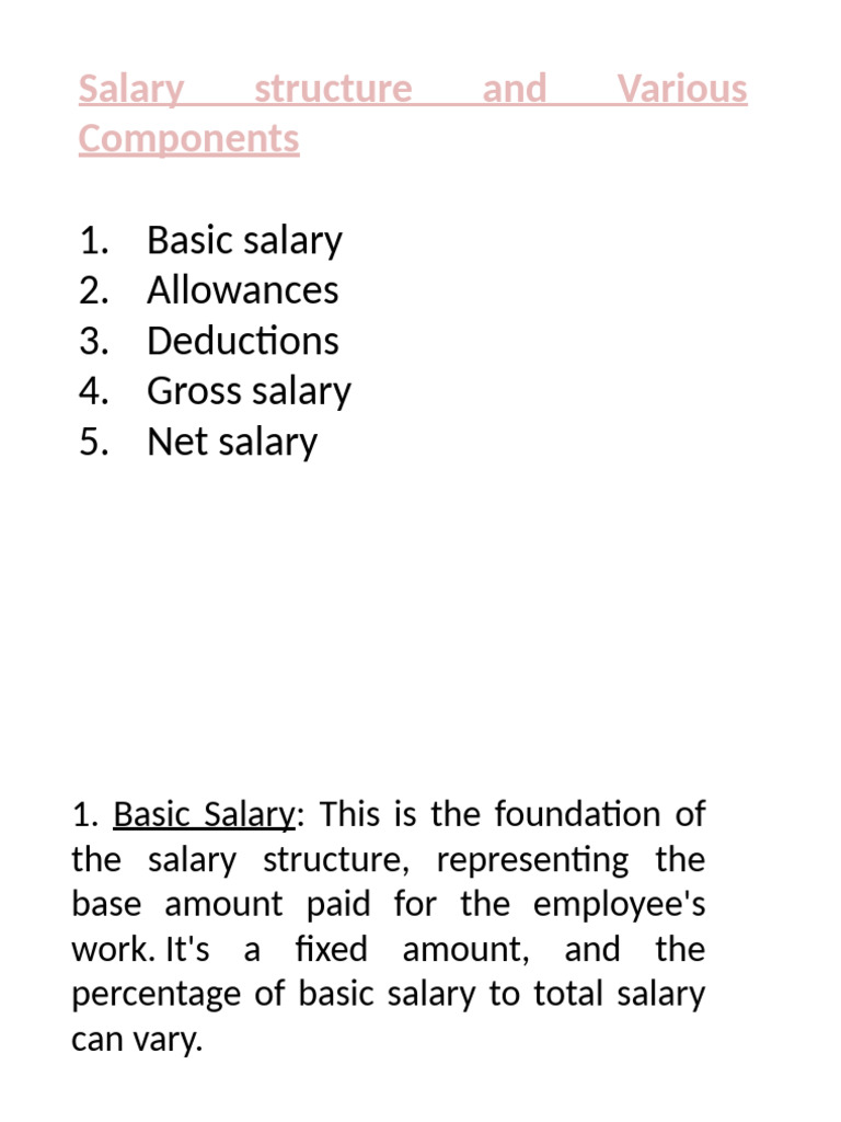 Salary Components and E-Filing of Returns | PDF | Cost Of Living | Tax ...