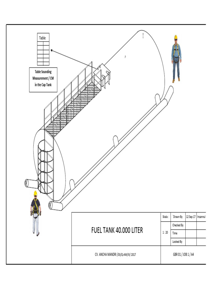 Underground Fuel Tank Design Details | PDF