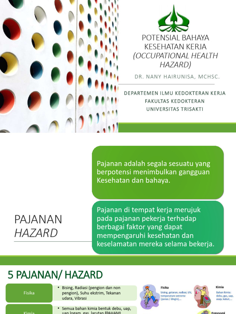 Bahaya Kesehatan Kerja dan Pajanan | PDF