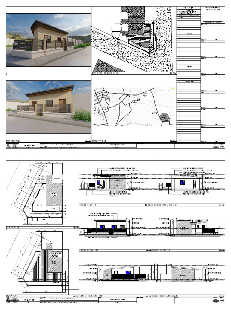 Site Development Plan for House Extension | PDF