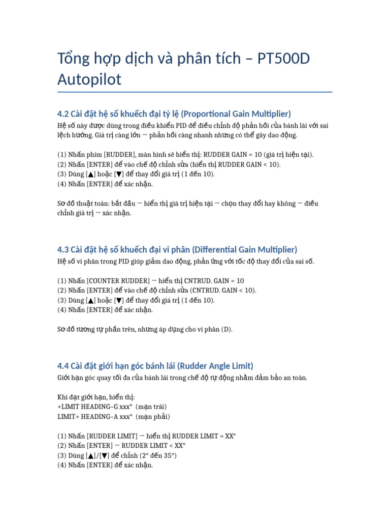 PT500D Dich Va PhanTich | PDF