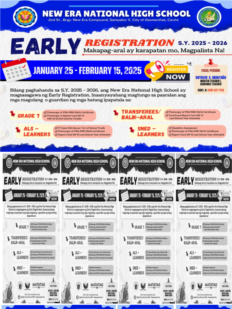 Early Registration 2025 | PDF