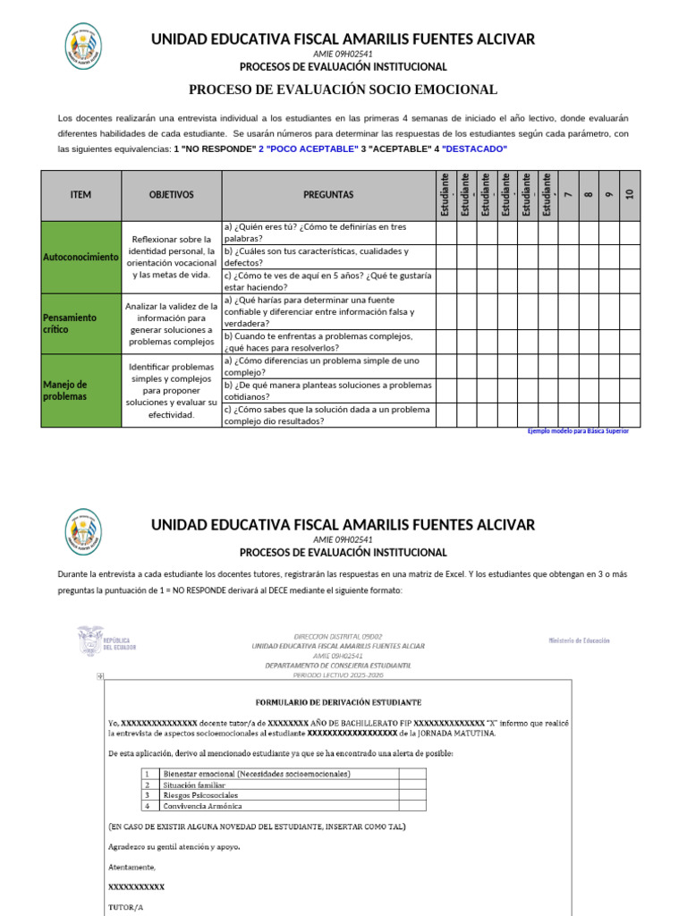 Modelo de Evaluación Educativa 2024 | PDF | Ciencia cognitiva | Aprendizaje