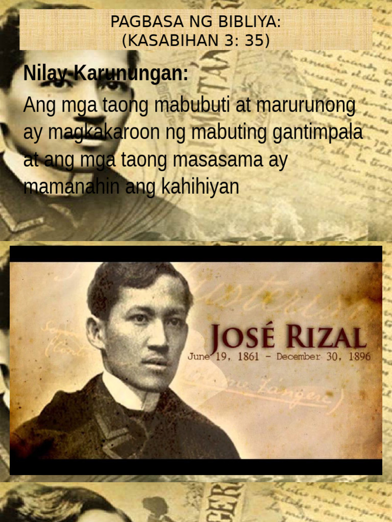 Filipino 9 Talambuhay Ni DR Jose Rizal | PDF