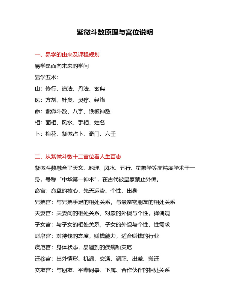 紫微斗数| PDF