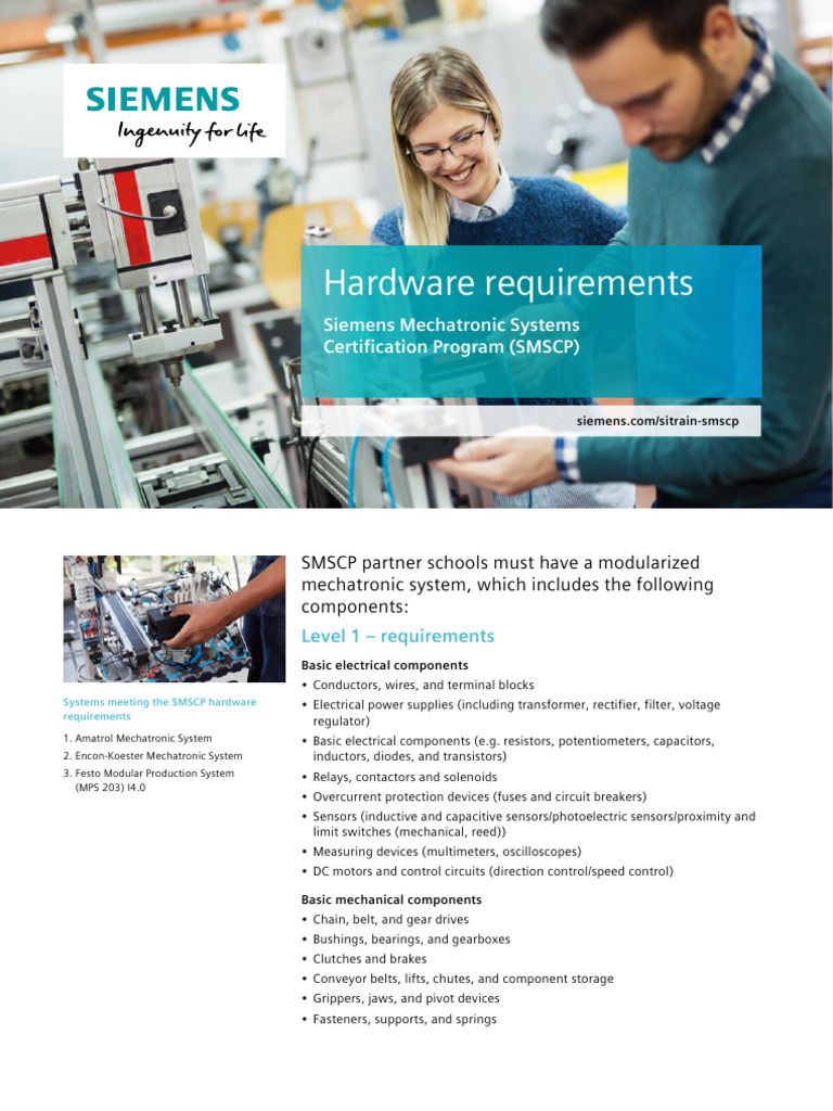 SMSCP Hardware Requirements Overview | PDF | Programmable Logic ...