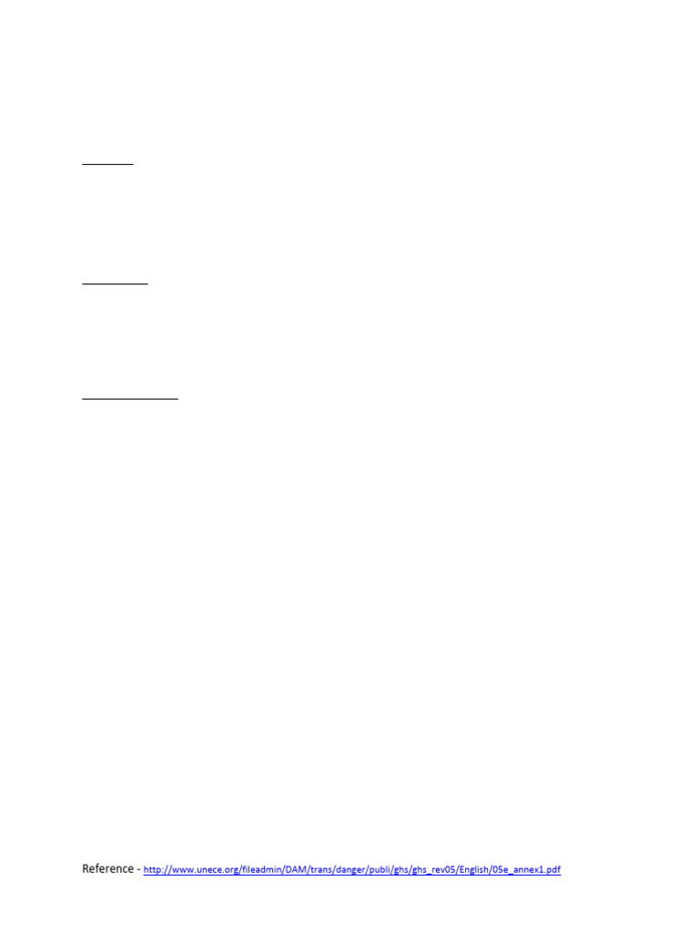 GHS Pictogram Reference Guide | PDF | Toxicity | Safety