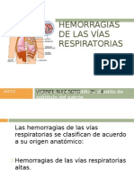 HEMORRAGIAS DE LAS VÍAS RESPIRATORIAS