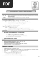 exemple cv technicien specialise en developpement informatique