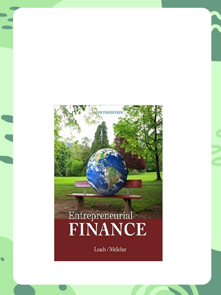 (Ebook PDF) Entrepreneurial Finance 5th Edition PDF Download | PDF ...