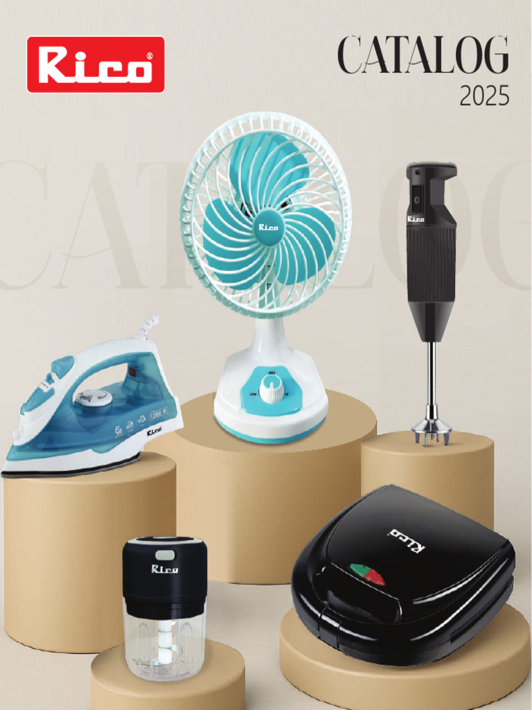 Rico Rechargeable Fan & Chopper Info | PDF