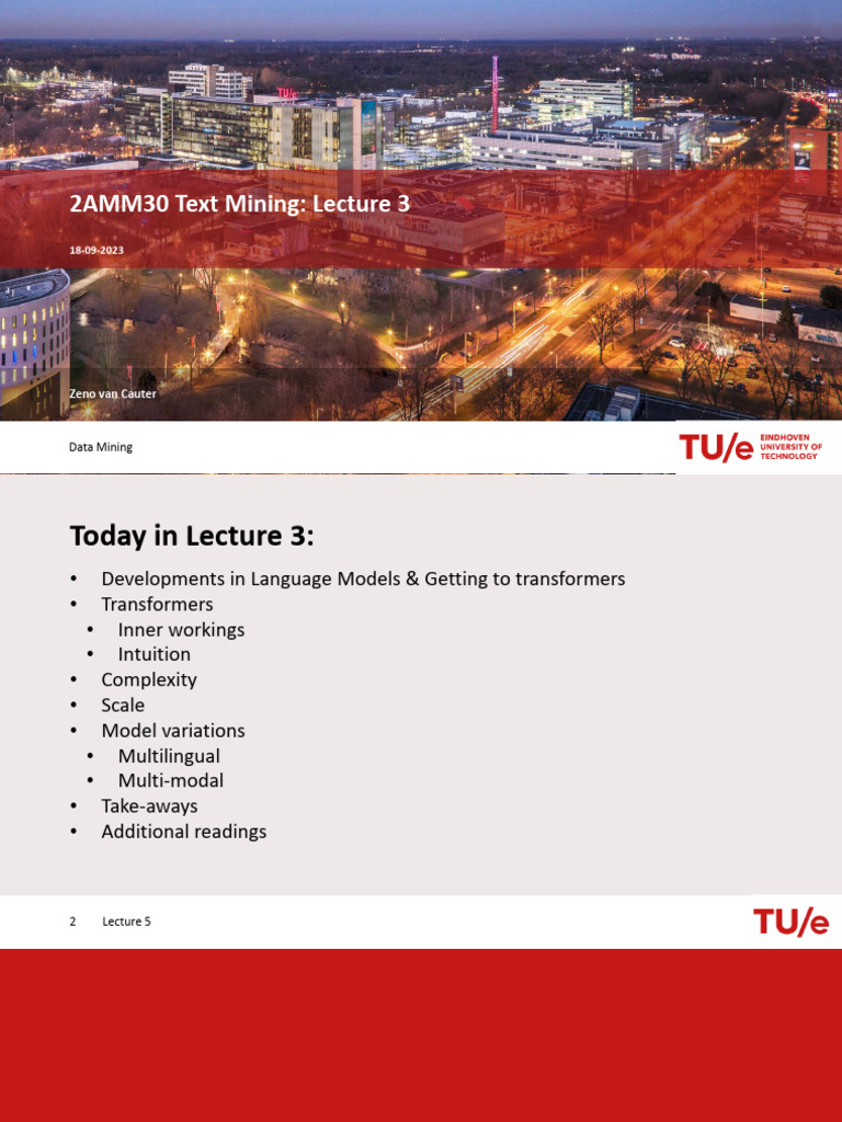 2AMM30+AY23 24+Text+Mining+Lecture+3 | PDF | Cognition | Applied ...