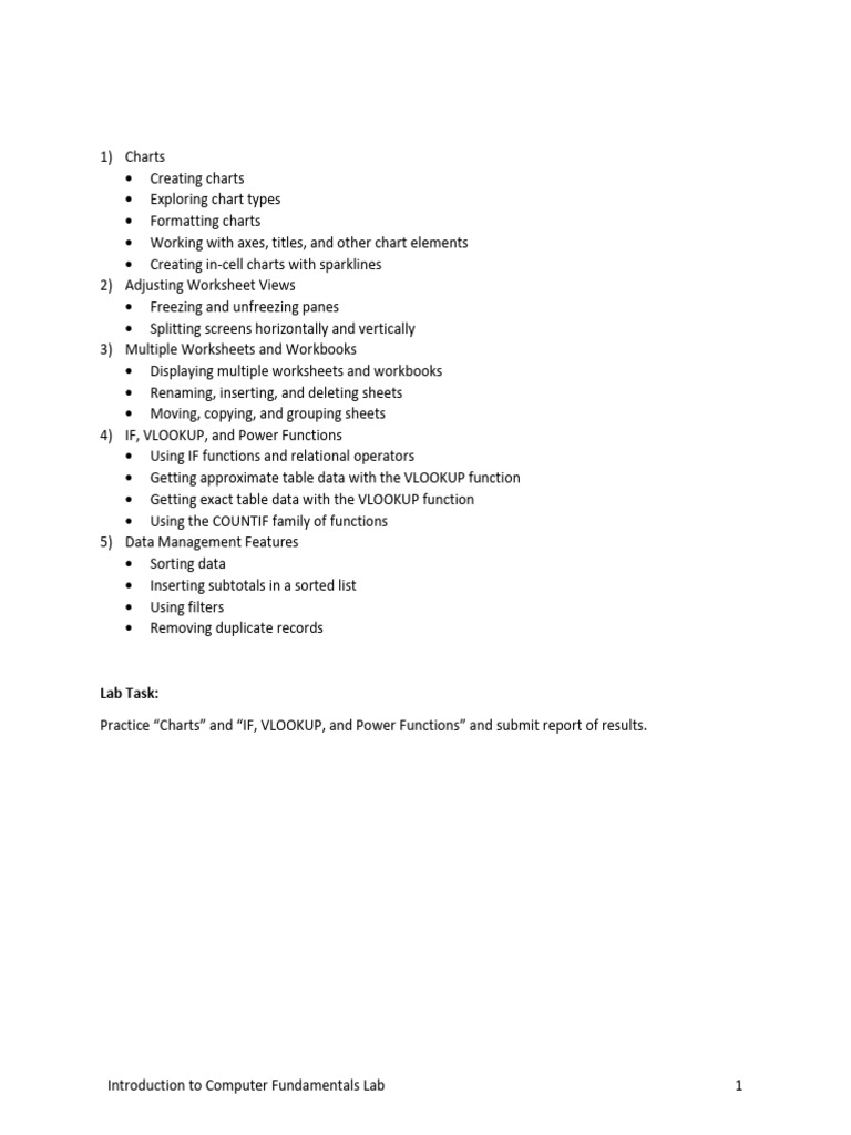 ITCF Lab Handout No. 10 | PDF