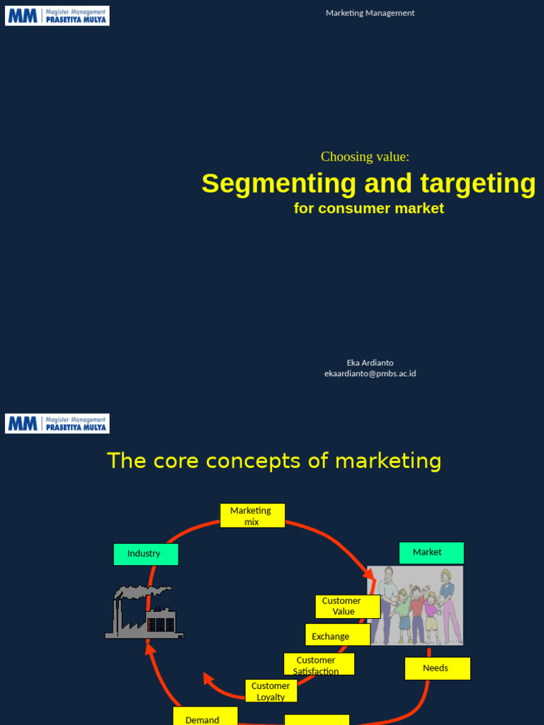 Segmenting and Targeting For Consumer | PDF