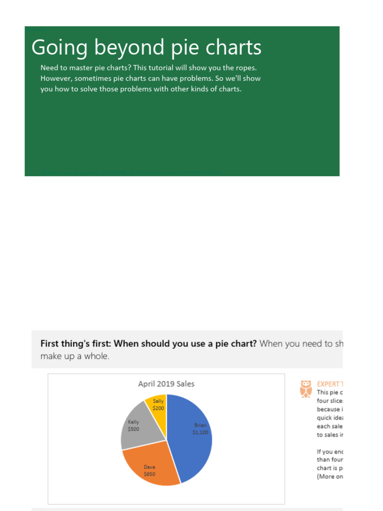 Beyond Pie Charts Tutorial1 | PDF | Pie Chart