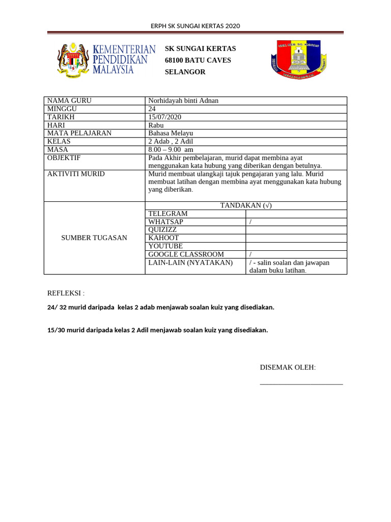 Minggu 24 - Rabu | PDF