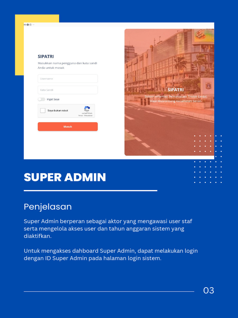 Peran dan Akses Super Admin Sistem | PDF