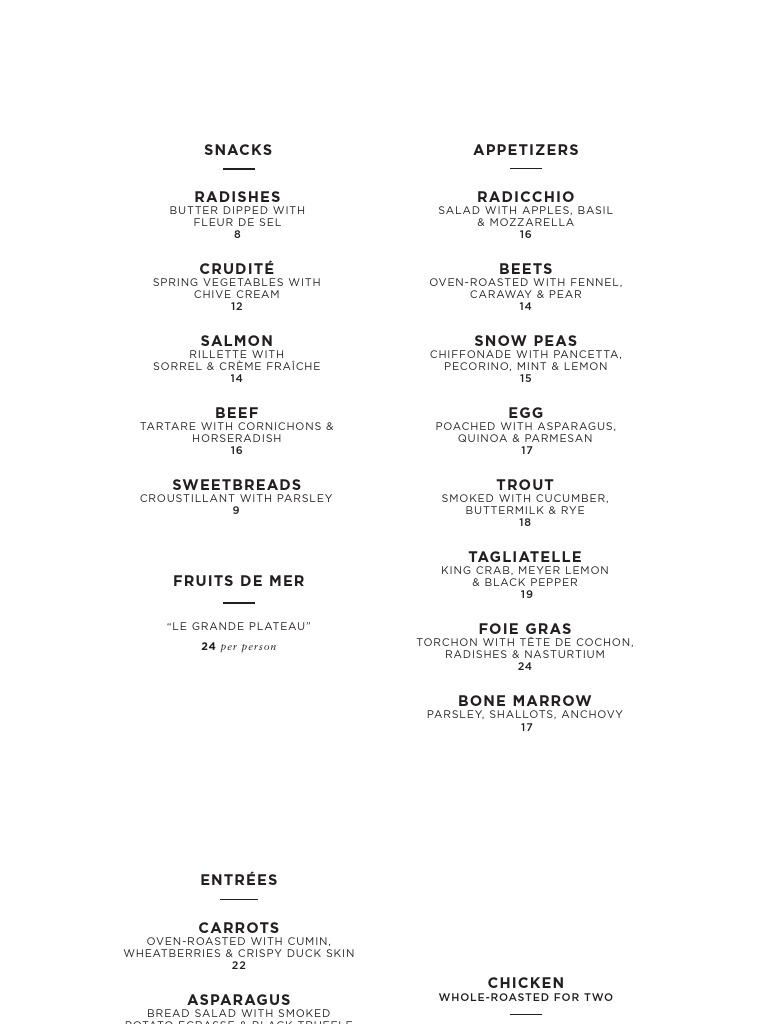 Gourmet Seasonal Tasting Menu Options | PDF | Western Cuisine ...