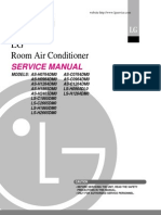 LG Split Type Air Conditioner Complete Service Manual