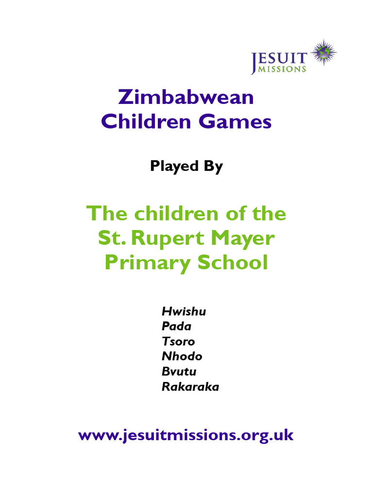 Traditional Children's Games in Zimbabwe | PDF | Sports | Team Sports