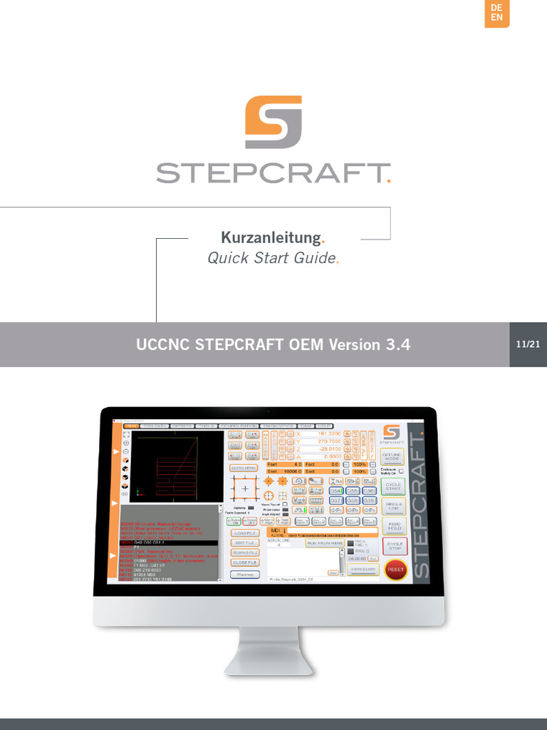 UCCNCv34 QuickStartGuide DE EN | PDF