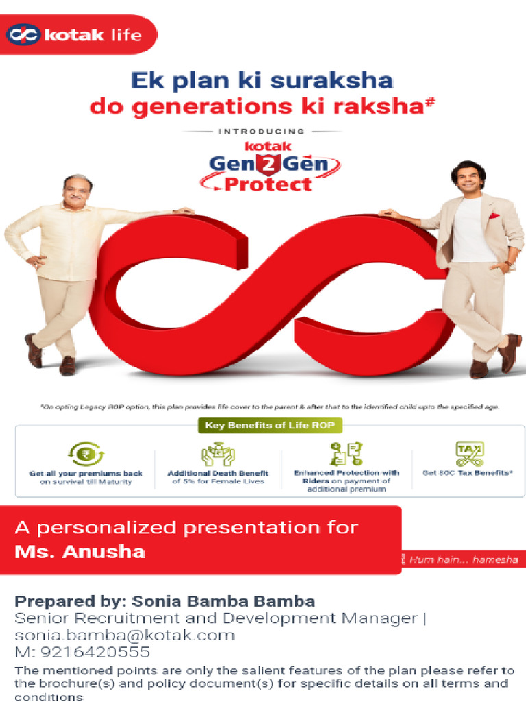 Anusha Gen2Gen Presentation | PDF