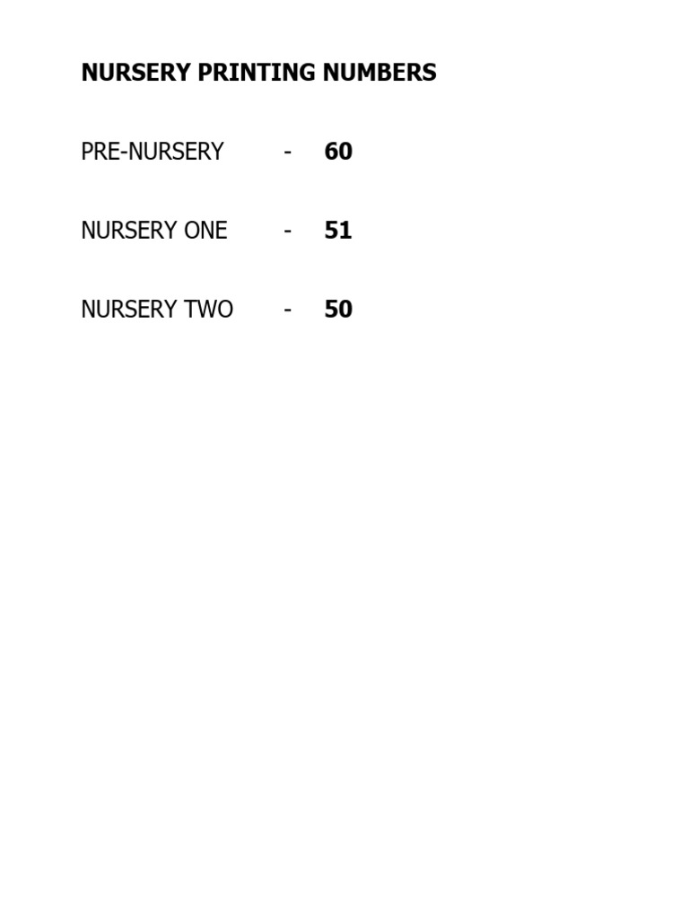 CA Printing Numbers | PDF