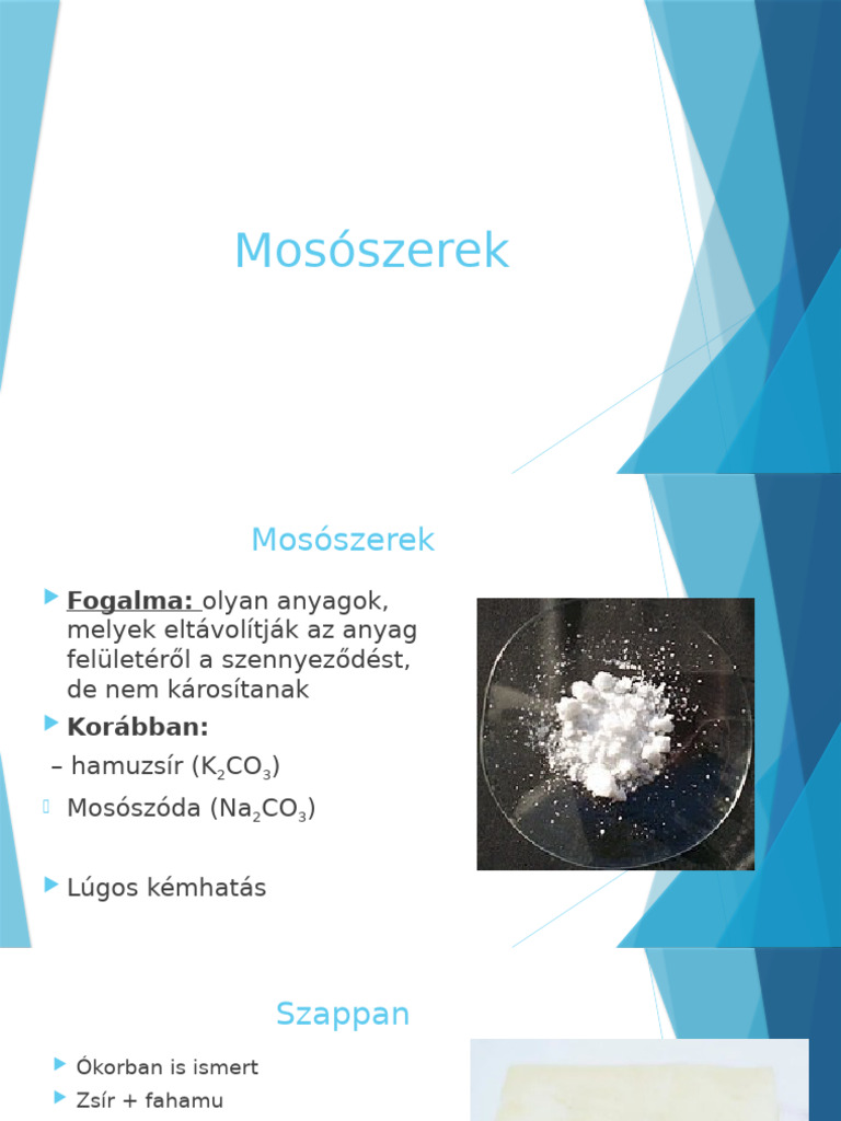 Mosószerek | PDF