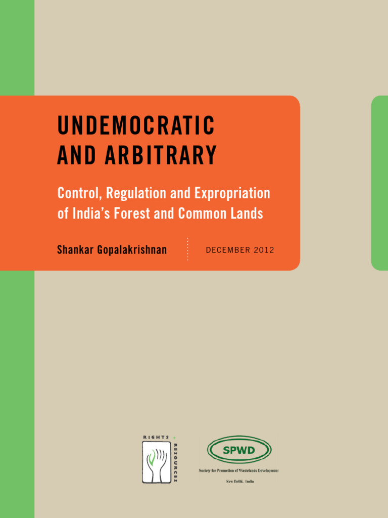 Undemocratic and Arbitrary Land Acquisiton-Shankar Gopal Krishnandoc ...