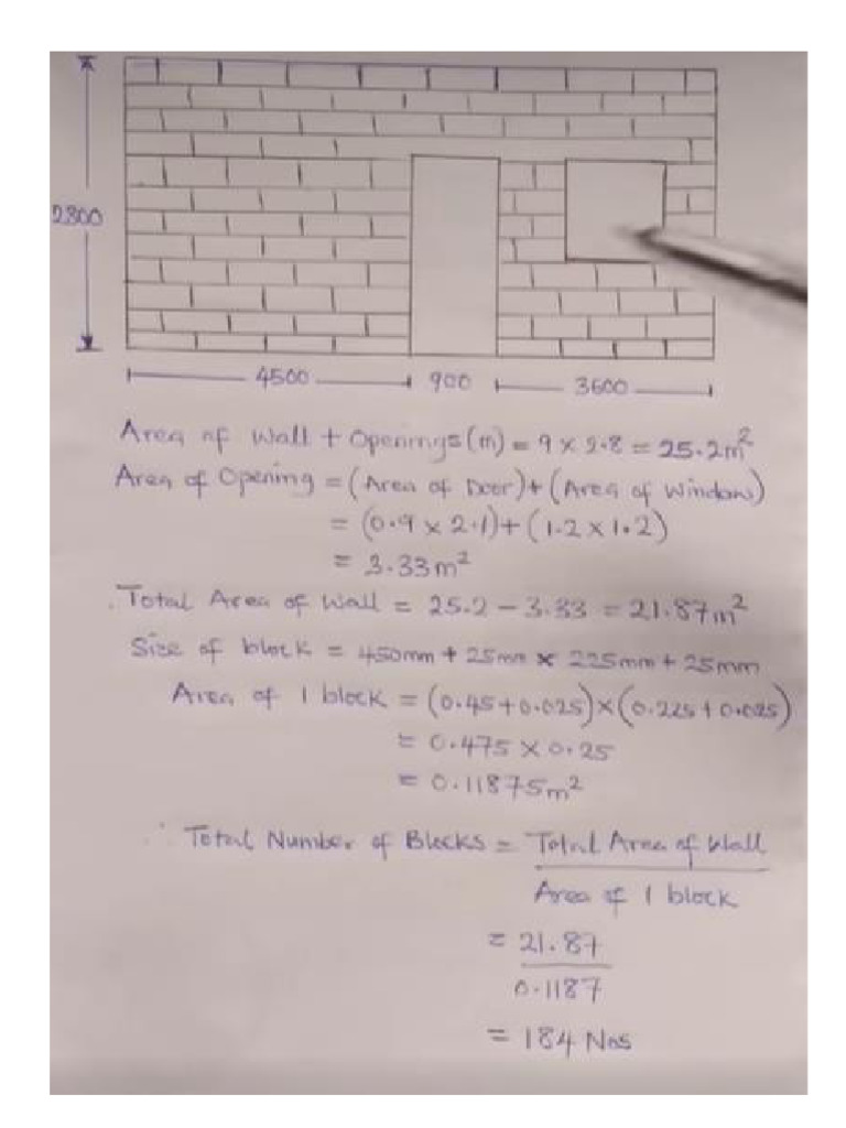 Quantity of Block To Use | PDF