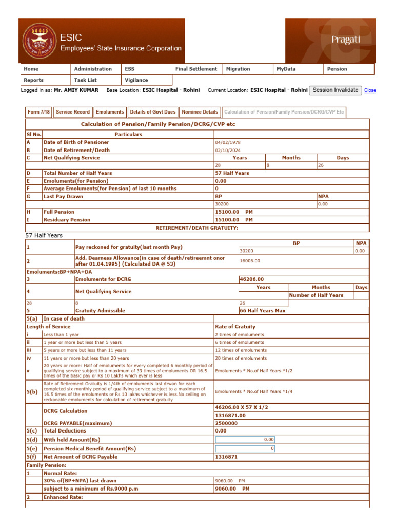 DCRG Calculation and Guidelines | PDF | Personal Finance | Employee ...