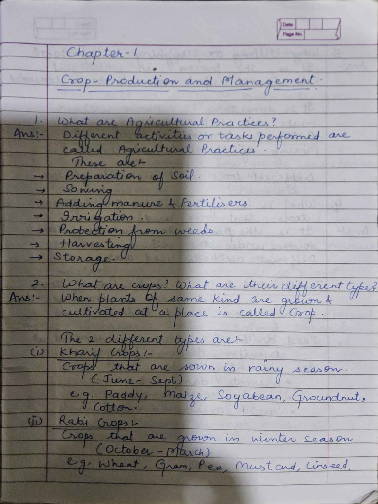 Class 8th Science Chapter 1 | PDF